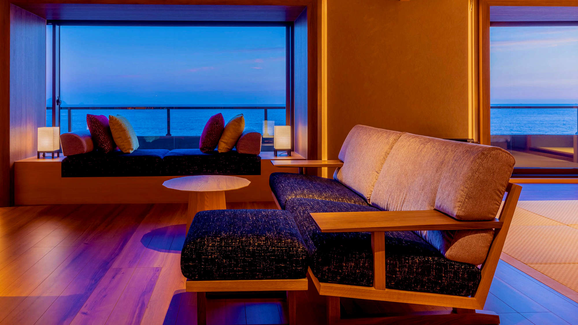 和モダン和洋室絶景スイート『白』