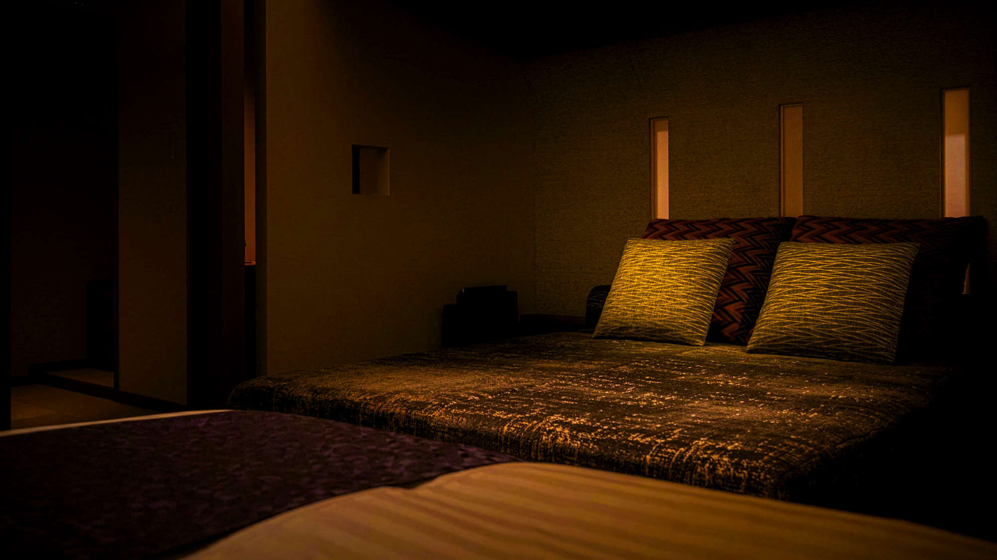 温泉掛流し露天風呂付絶景和モダン『心静』