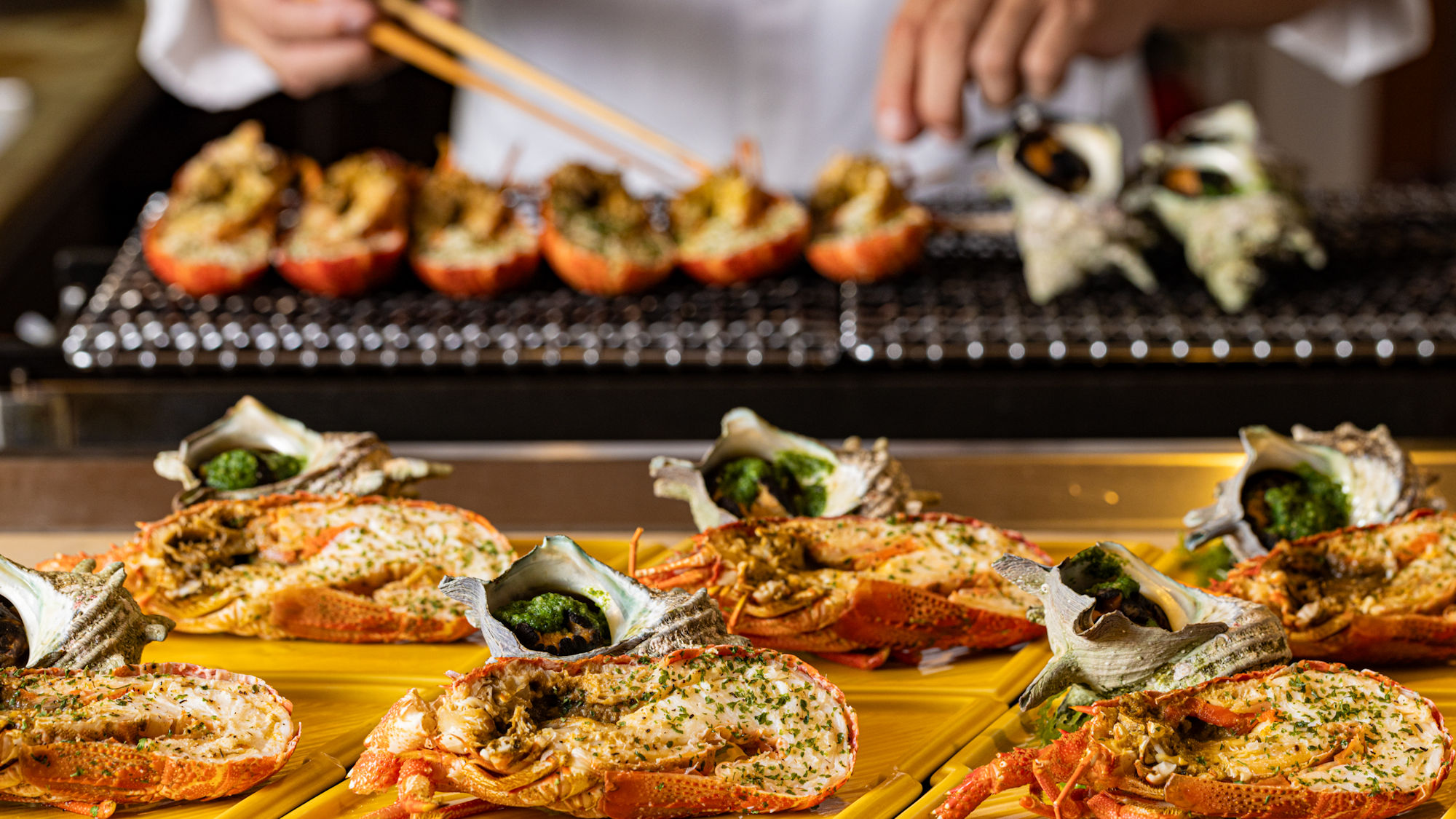 プレミアム晩餐バイキング（伊勢海老焼き）