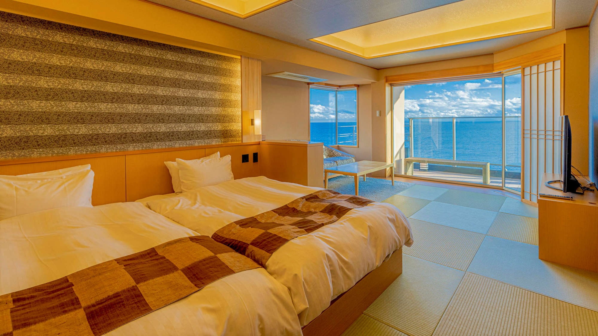 温泉掛流し露天風呂付絶景和モダン『星辰』