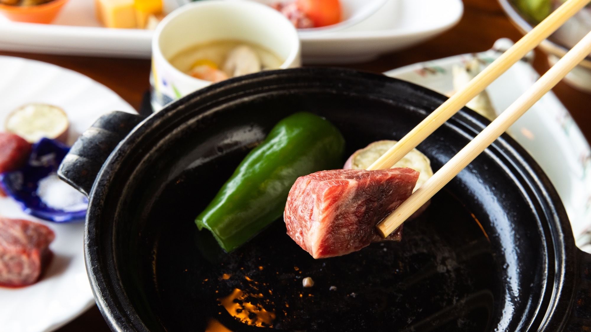 【1泊2食付】地獲れ鰹とひなた牛を堪能する｜日南会席プラン