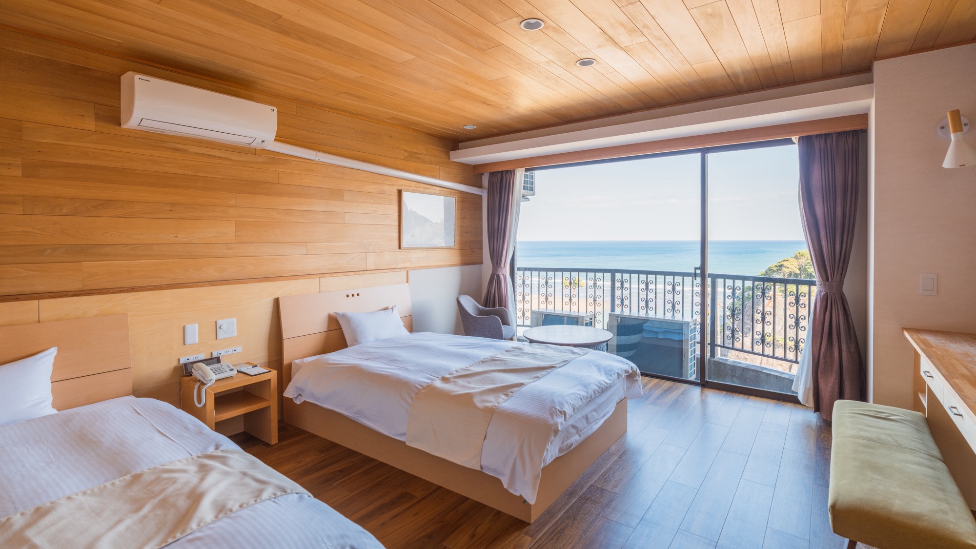 【オーシャンビュー】デラックスツイン（禁煙）