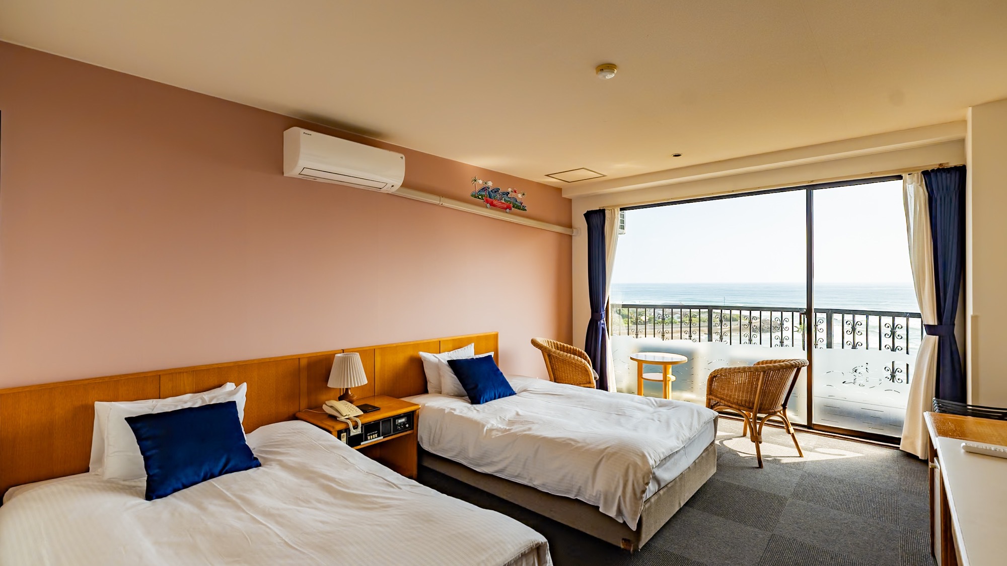 【オーシャンビュー】ツインルーム（禁煙）