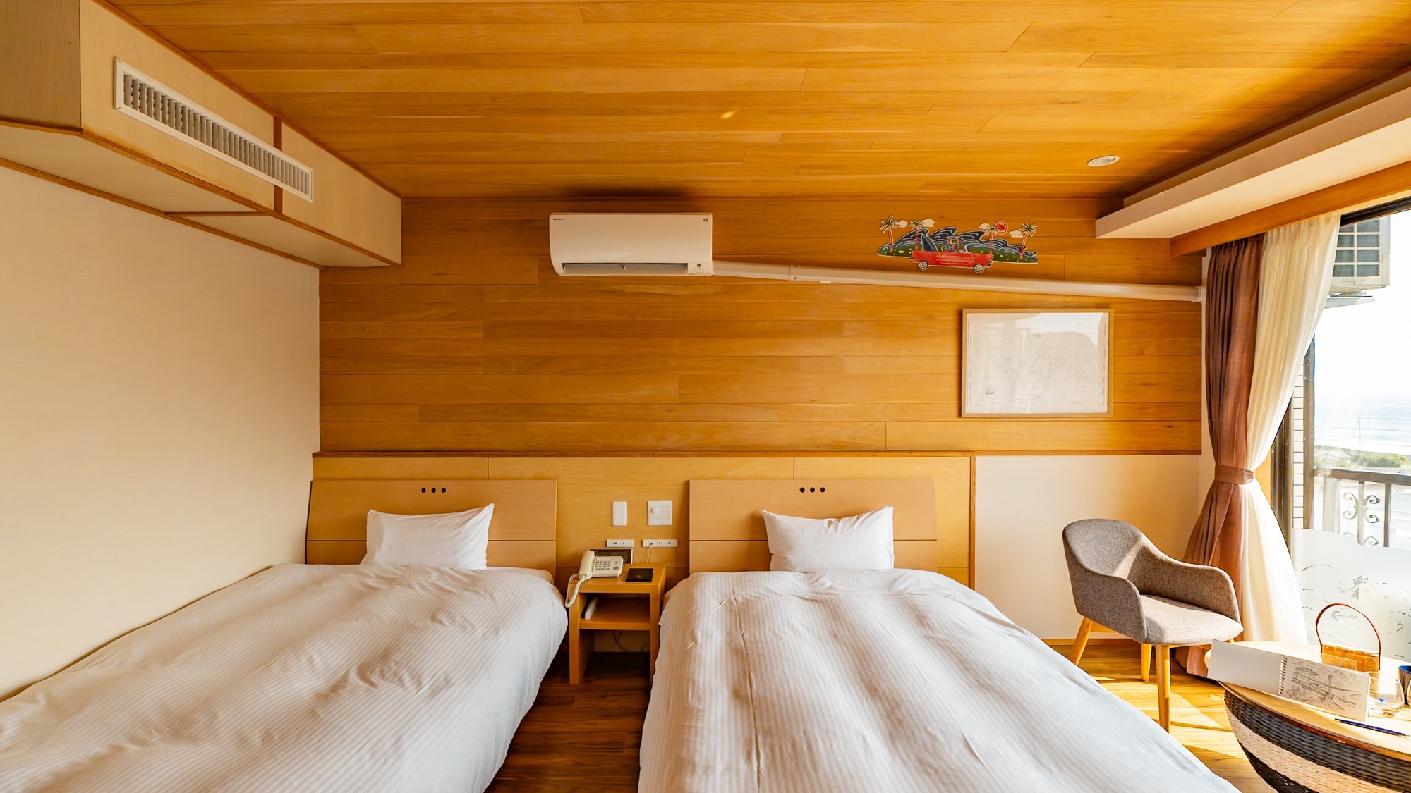 【オーシャンビュー】 デラックスツイン