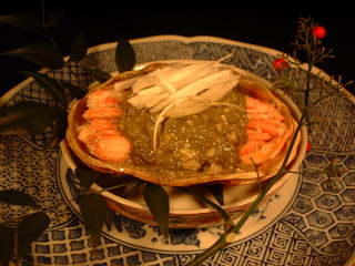 カニ味噌甲羅焼き