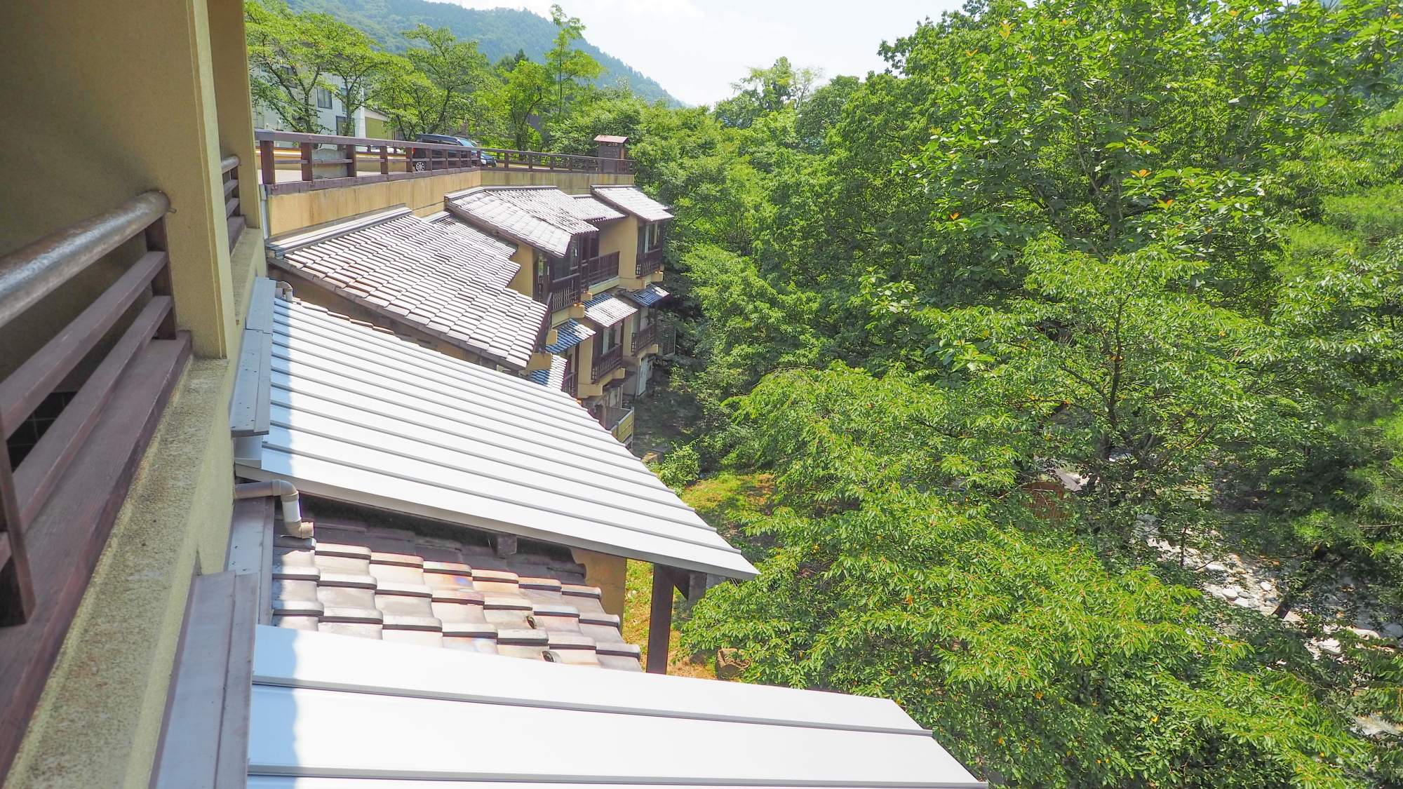 【外観】夏は緑が茂り、豊かな自然に囲まれます。 