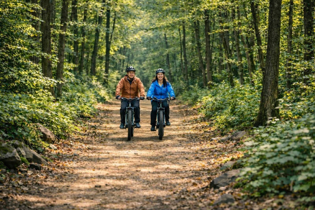 電動アシストMTBレンタル付きプラン☆大山をもっと自由に楽しむアクティブステイ☆