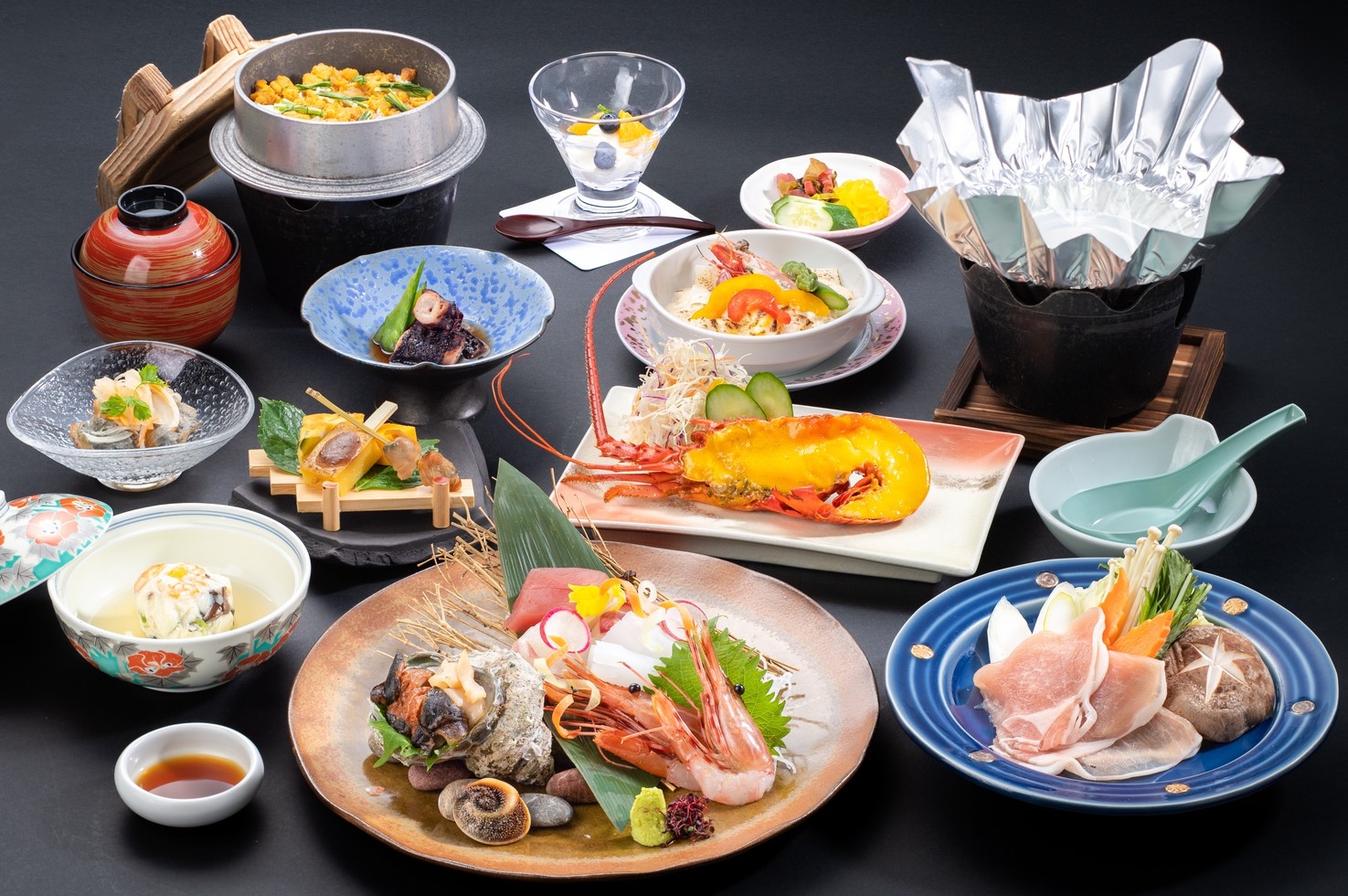 新春！1月限定！☆お年玉付（館内利用券）☆伊勢えびコキール焼付会席プラン【渚】【夕食時間19:00】