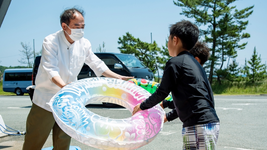 夏休みプランは備品の各種貸出あり