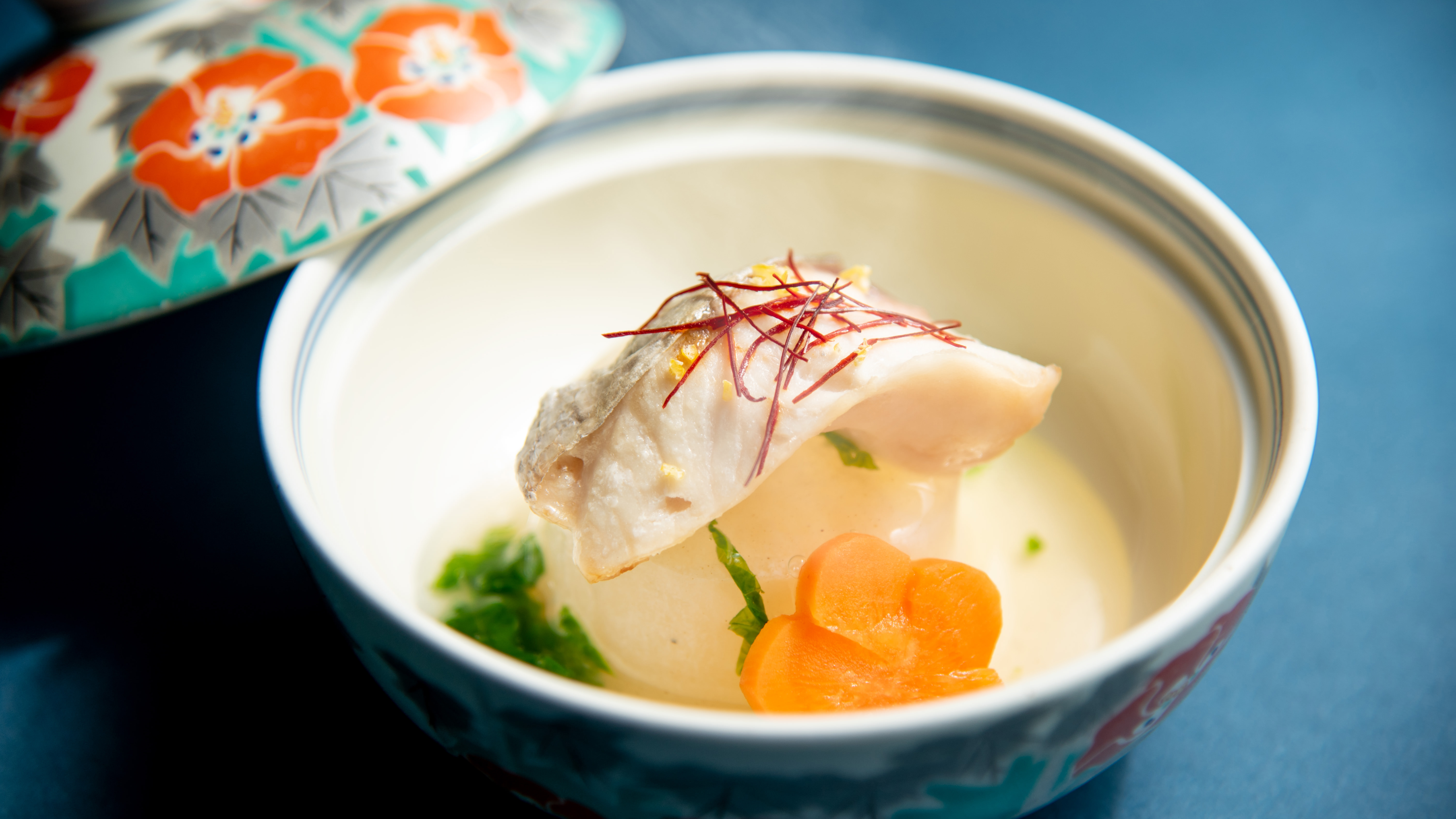 わらさ大根菜の花餡掛け