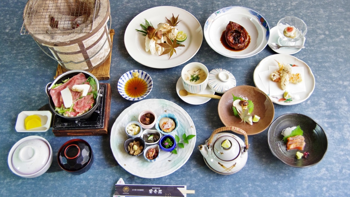 ≪個室利用≫国産松茸◇松会席24,700円〜＆温泉ご入浴【11時半〜16時】最大4.5時間滞在OK！