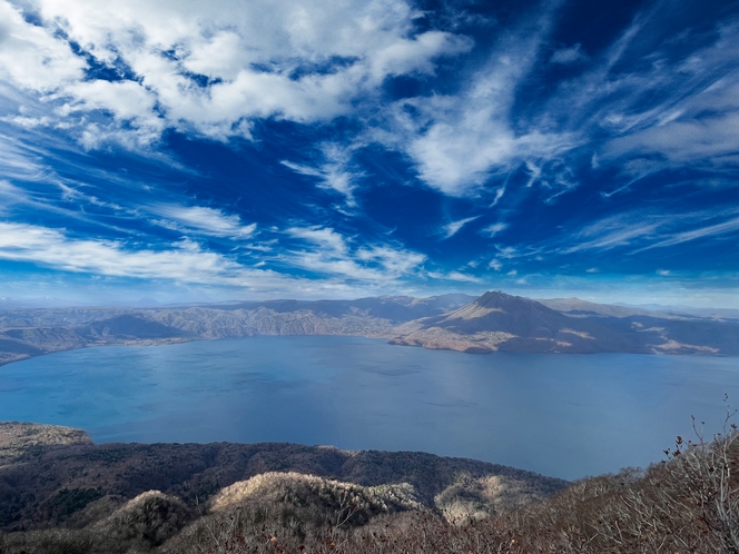 支笏湖全景