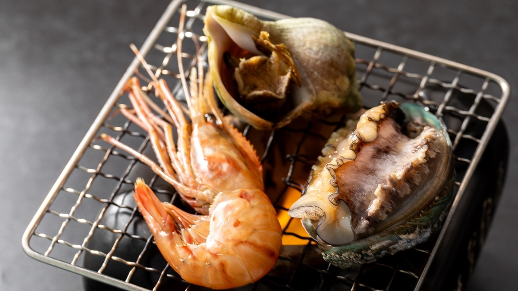 【６月〜８月ウニ漁解禁！】夏の積丹旬味プラン【アワビも３品／お刺身・酒蒸し・踊り焼き】