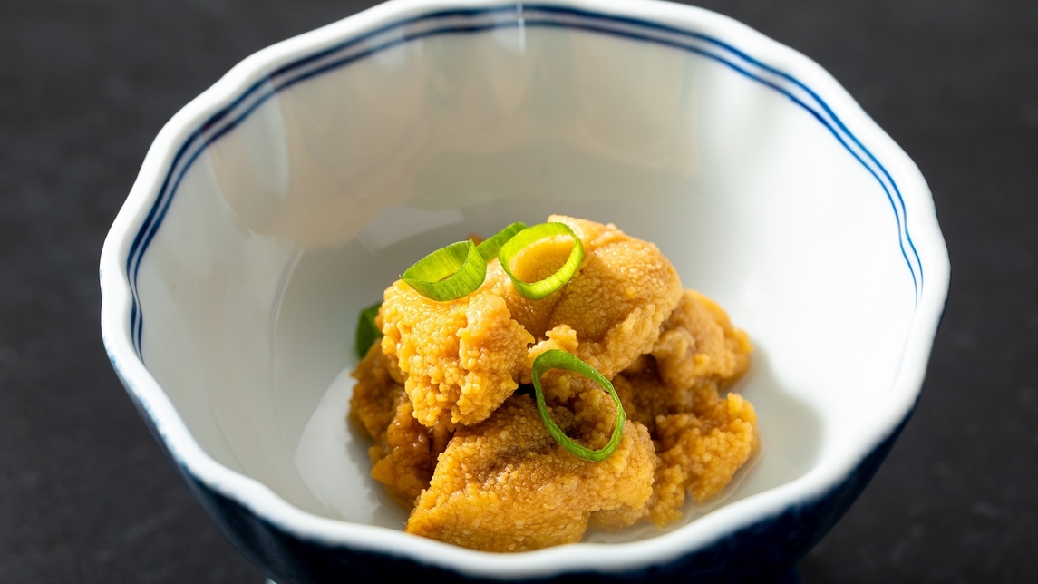 【煮うに＆ホッケのたたき】９月の積丹旬味プラン【アワビも３品／刺身・踊り焼き・酒蒸し】