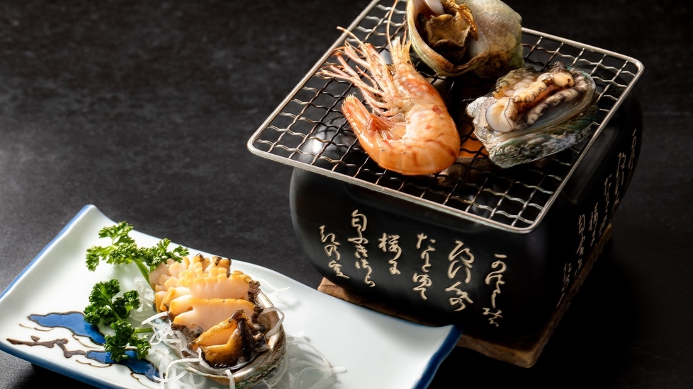 【１０月解禁】天然エゾあわび刺身＆踊り焼き◆ほどよく贅沢【スタンダードプラン】