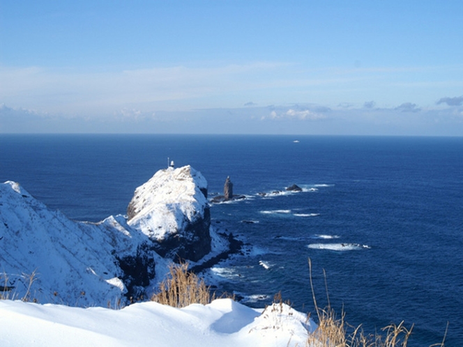 冬の神威岬