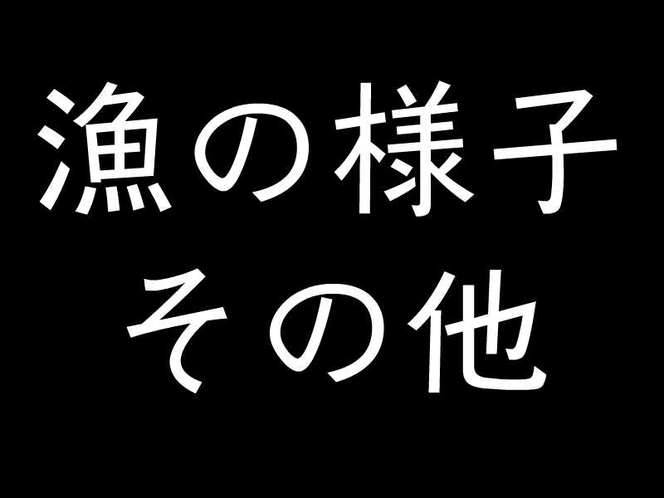 店主の漁の様子