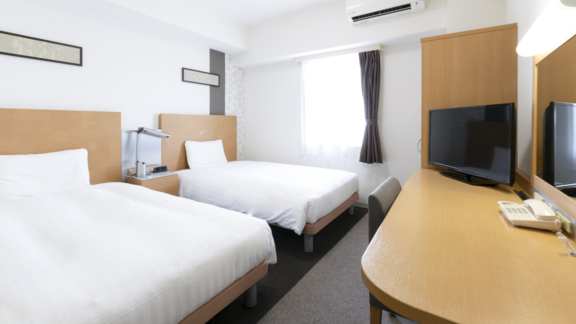 【2ベッドルーム】ツインスタンダード1◆ベッド幅120㎝◆広さ20平米