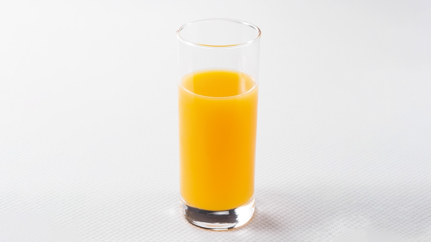 【無料朝食サービス】　オレンジジュース