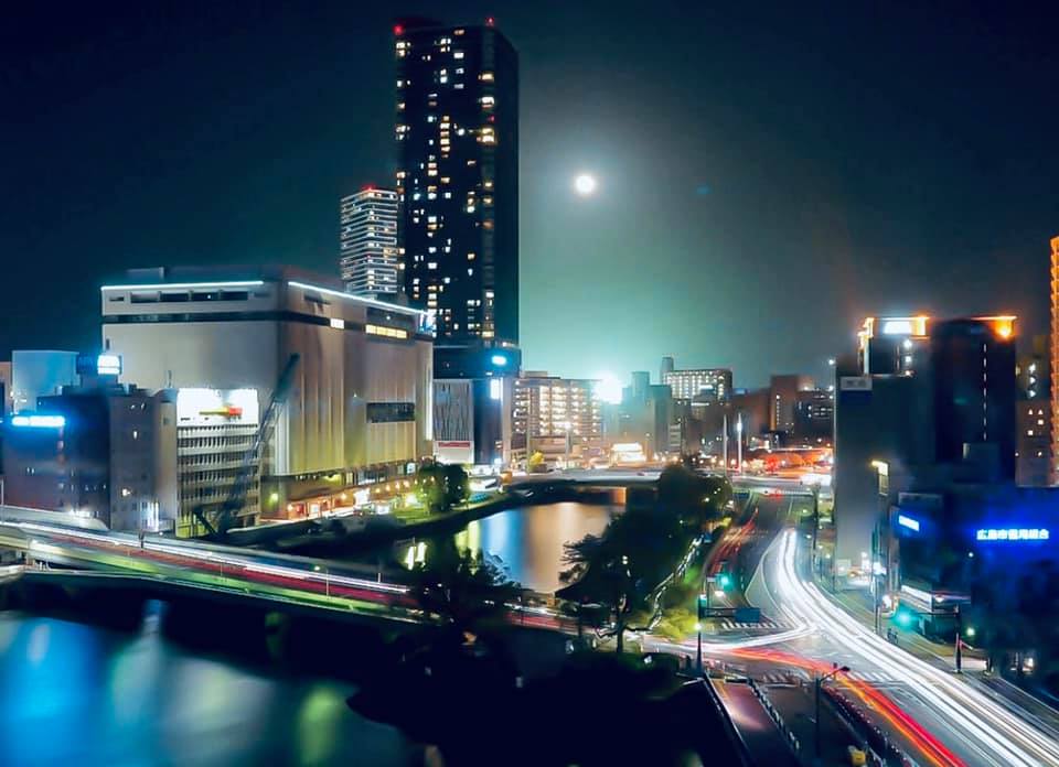 2025年　ホテルリバーサイドルームからの夜景