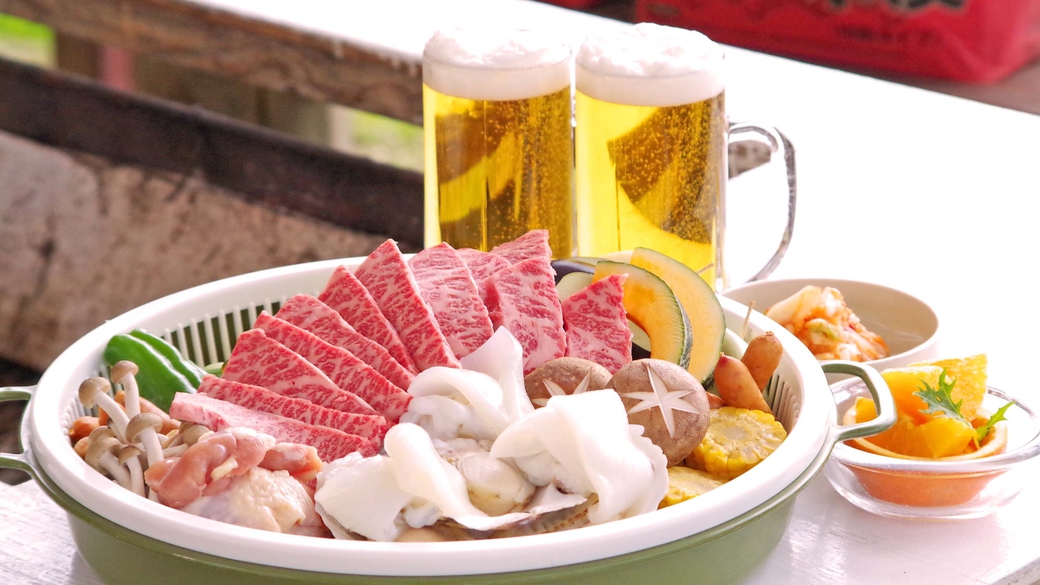 《生ビール付BBQ（夕食付）》みんなでわいわい◆海水浴もＯＫ◆和田ビーチまで徒歩３分