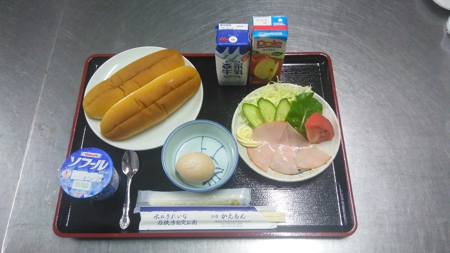 《パン朝食》お部屋でのんびり♪お手軽洋朝食