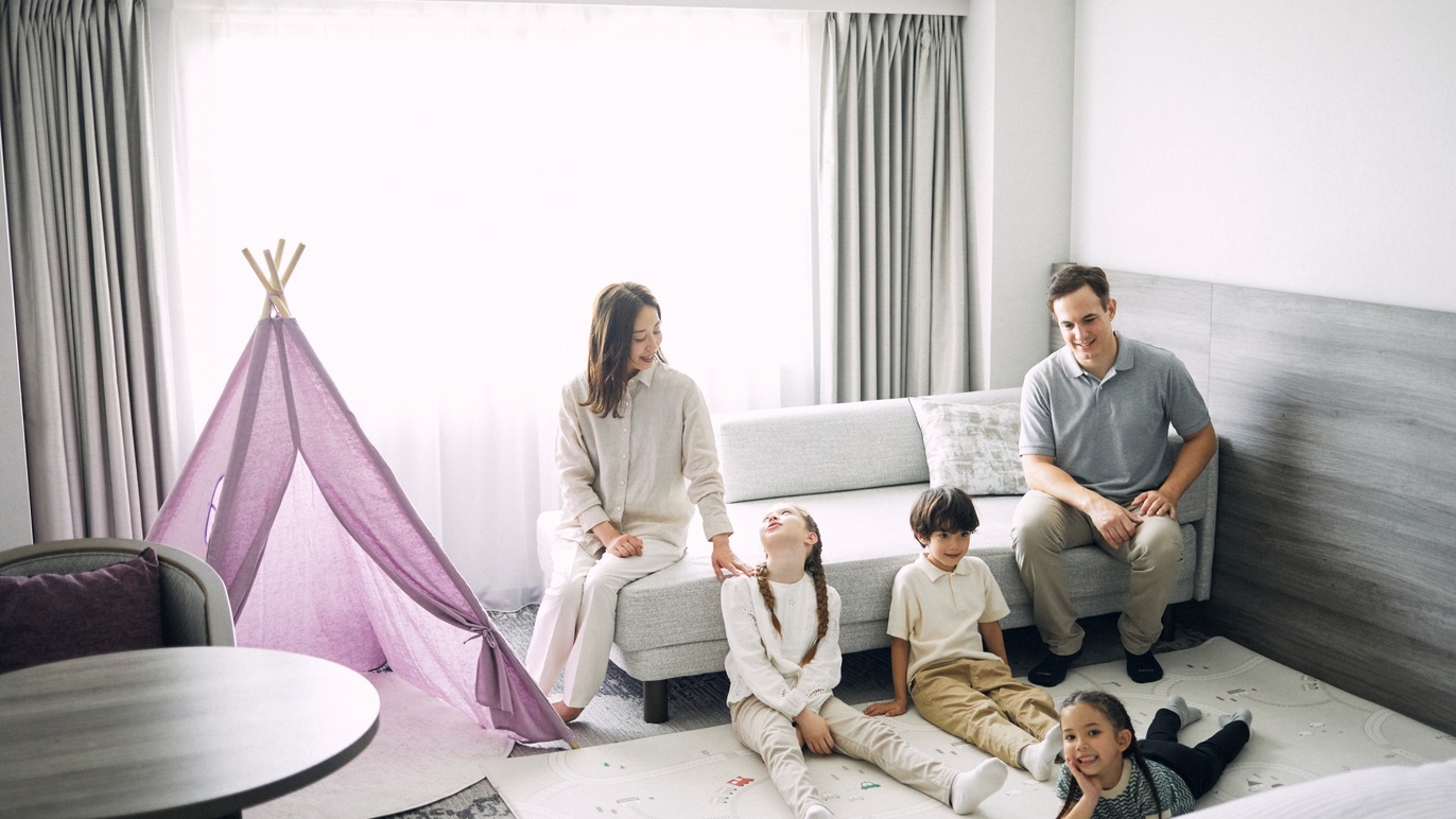 【子育てファミリー応援】ファミリースーペリアツインで安心旅行＜夕朝食・ラウンジ付＞