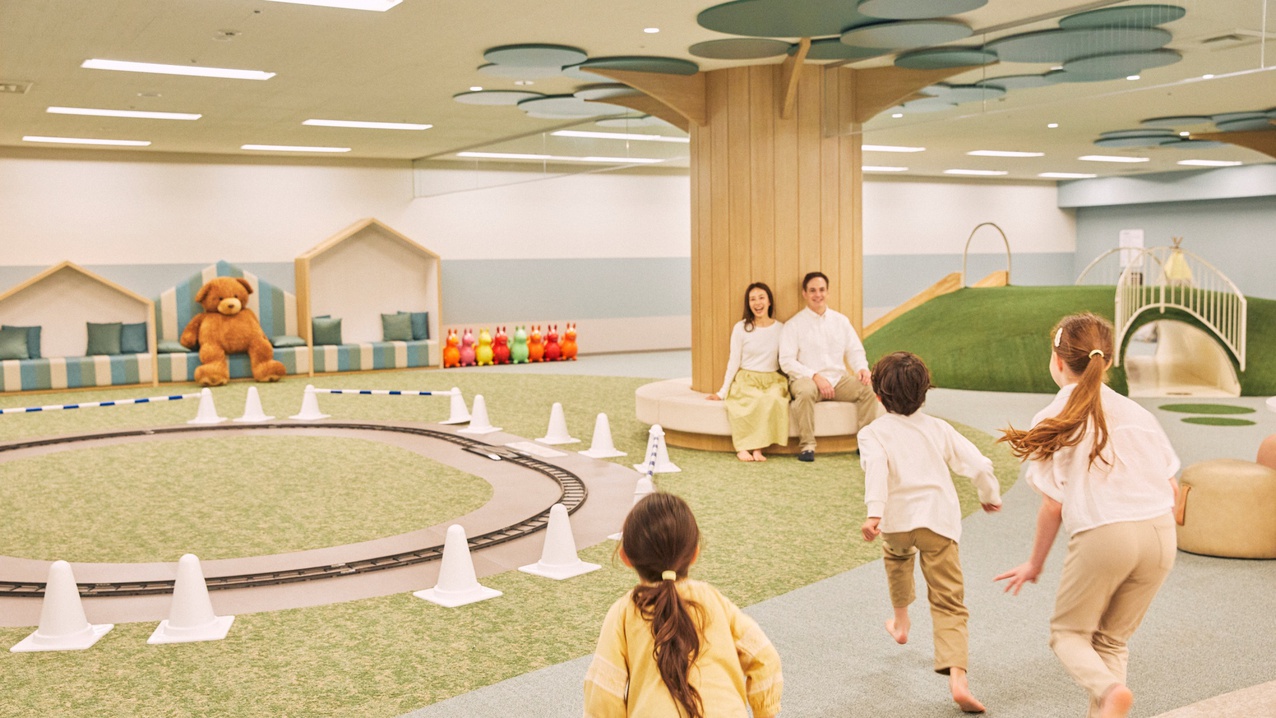 【キッズスペースNASOBIBA（なそびば）】２歳児から６歳児（未就学児）を対象としたキッズゾーンで