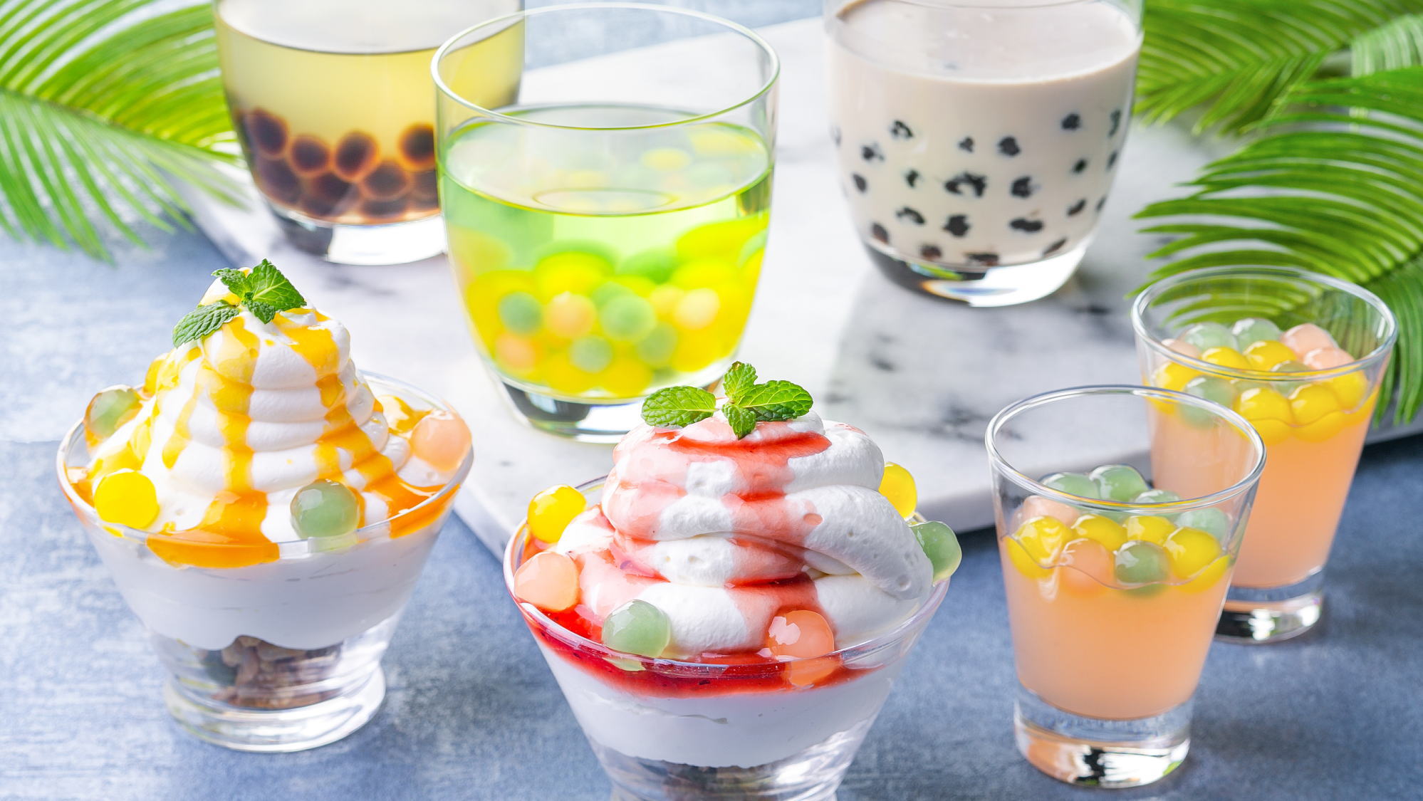 ＜5/18～10/31 Dinner Buffet＞タピオカドリンク、スイーツ※イメージ