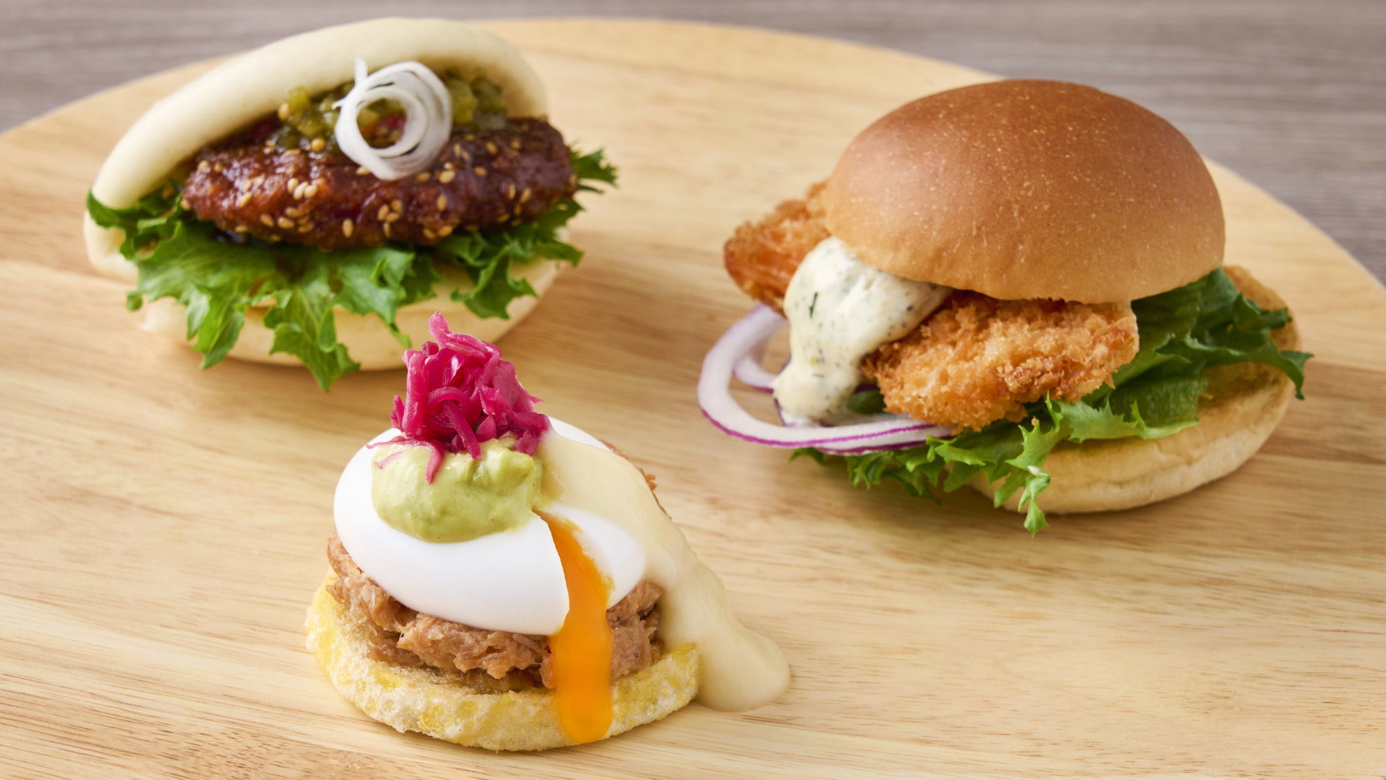 ＜4/1～ Breakfast Buffet＞バーガー集合※イメージ