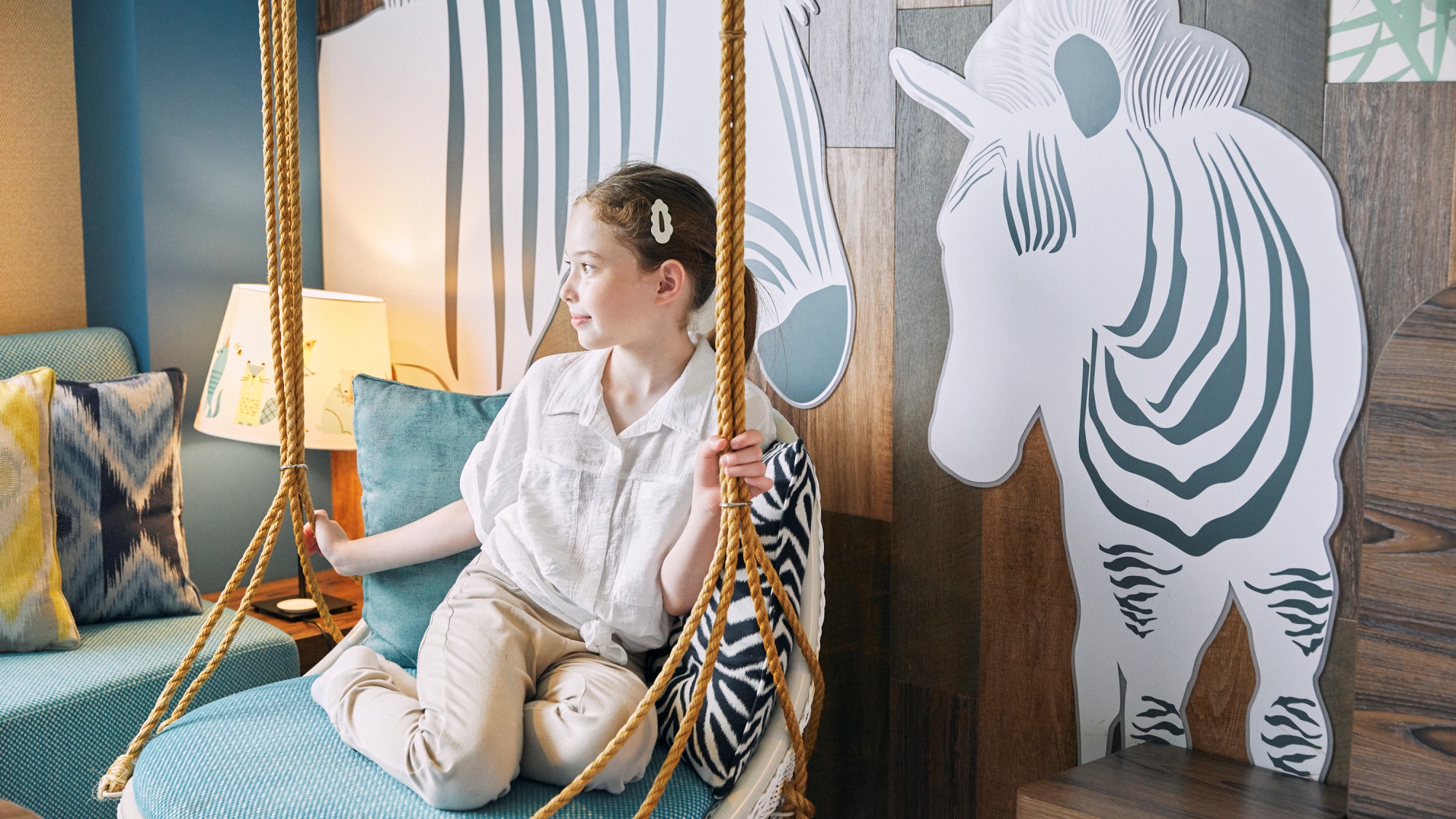 【スタンダードツインサファリキッズ】シマウマ(イメージ) ※動物の種類はご指定いただけません