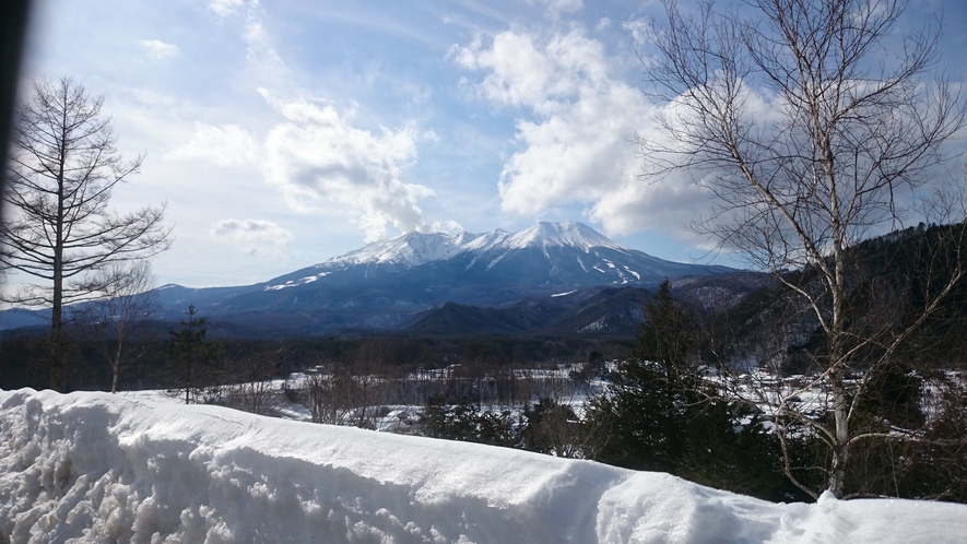 冬の御嶽山
