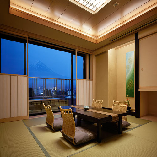【温泉◆露天風呂付客室】富士山を望む和洋室（80平米）