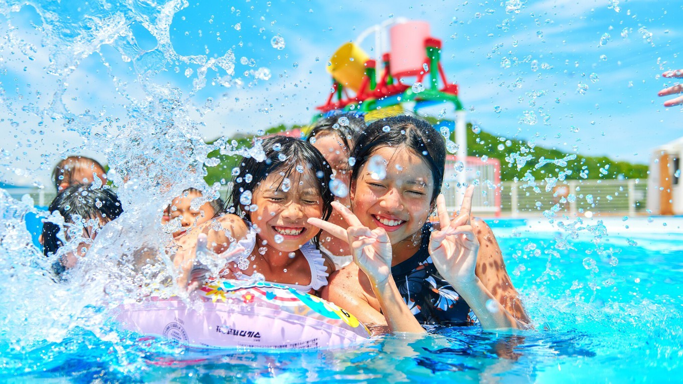 【夏休み】プール＆遊園地入場券付バイキングご宿泊プラン2025 ≪眺望：庭側≫