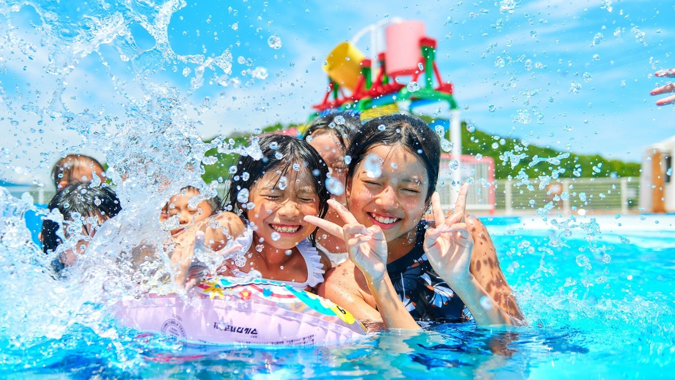 【夏休み】プール＆遊園地入場券付バイキングご宿泊プラン2025 ≪眺望：庭側≫