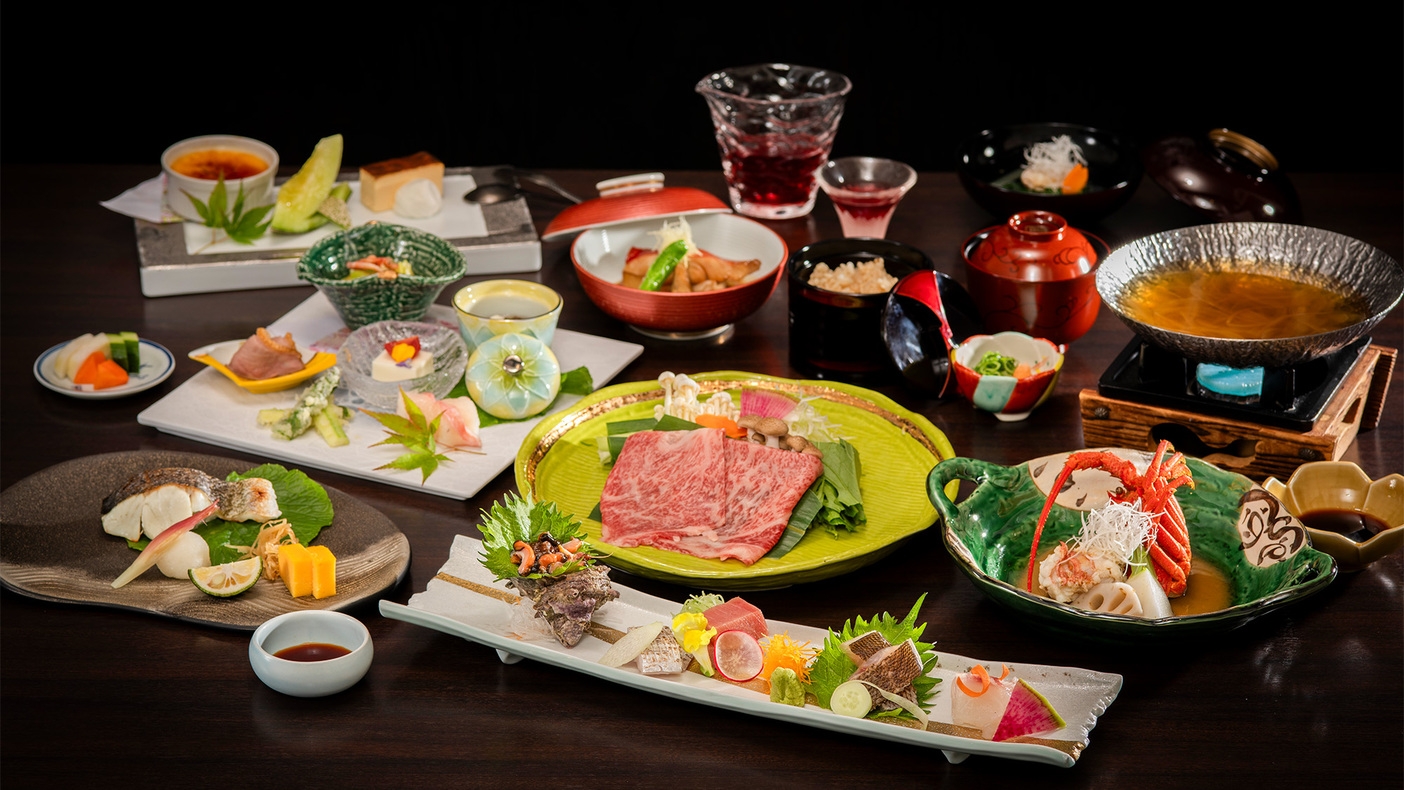 2026年10月〜【天遊磯会席『銀朱-ぎんしゅ』】和牛のしゃぶしゃぶも味わう〜秋からの新コース