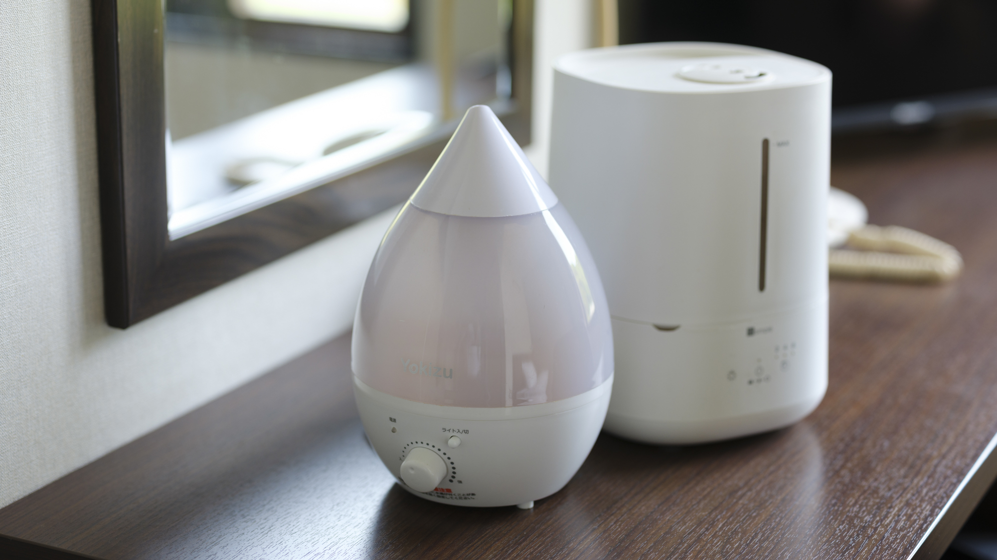 加湿器は各フロアに貸出用でご用意