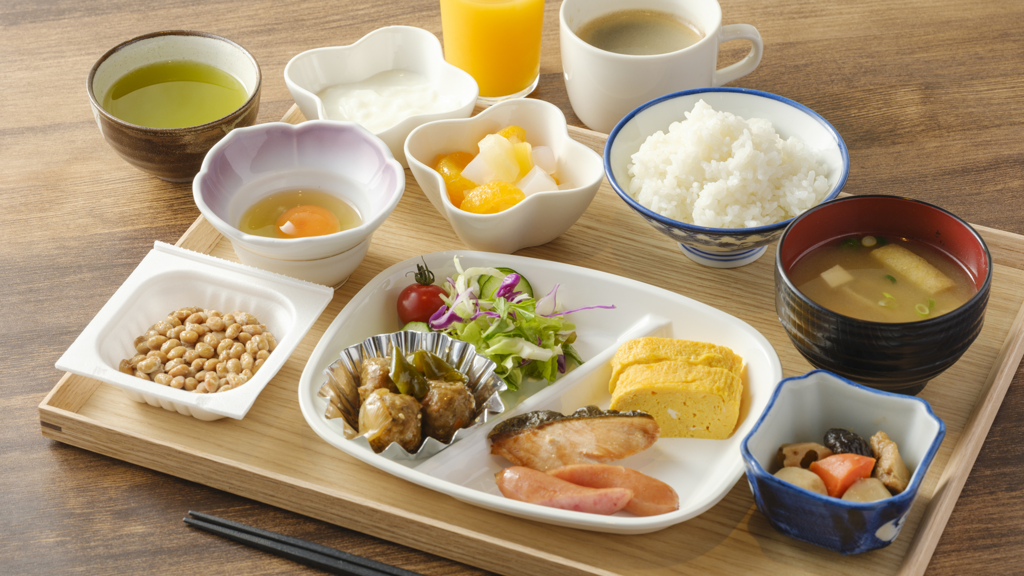朝食盛り付けイメージ
