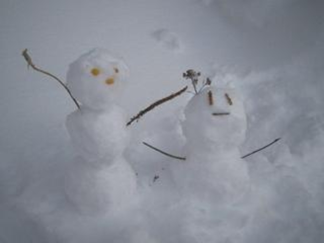 冬・雪だるま