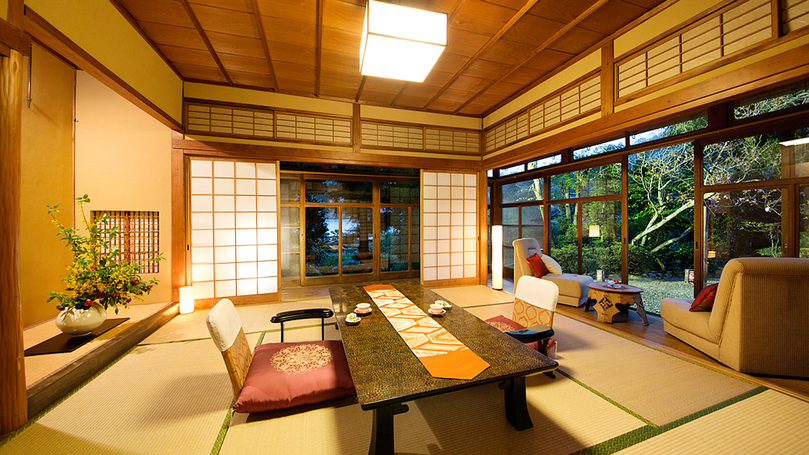 ◆桜・泉灘◆『たおやかな時』を刻む、一番人気の「庭園側客室」
