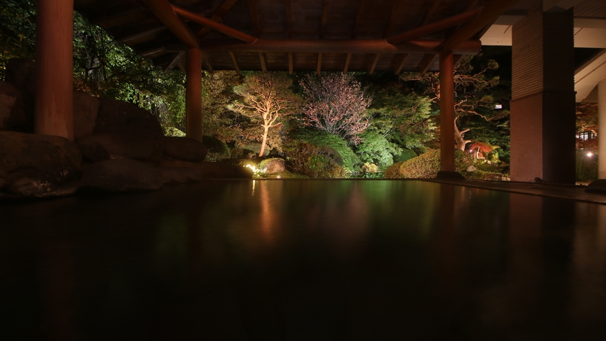 ■【温泉】天然石露天風呂－麗－800年もの間湧き出る名湯