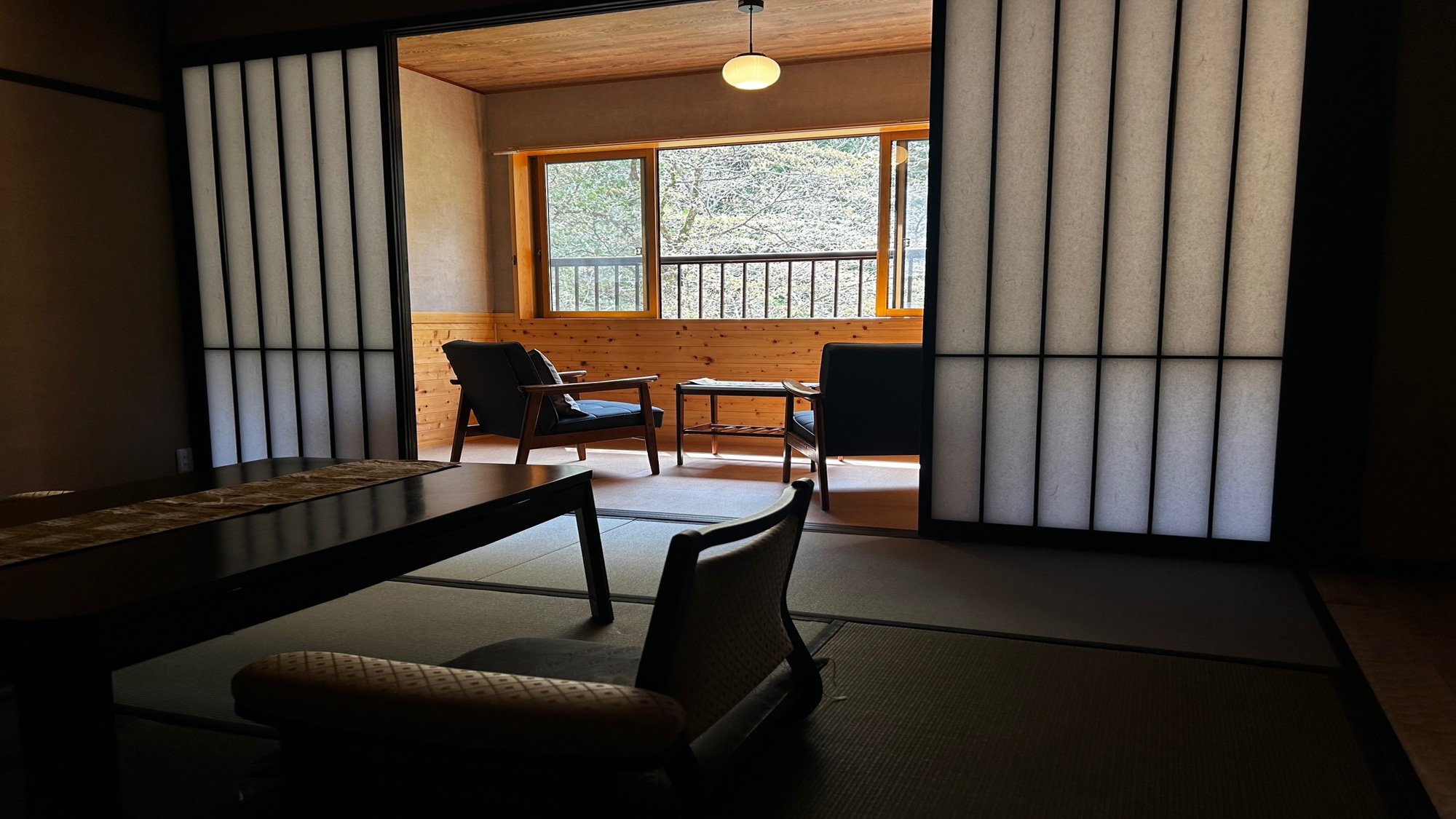 山吹　広縁からの眺め