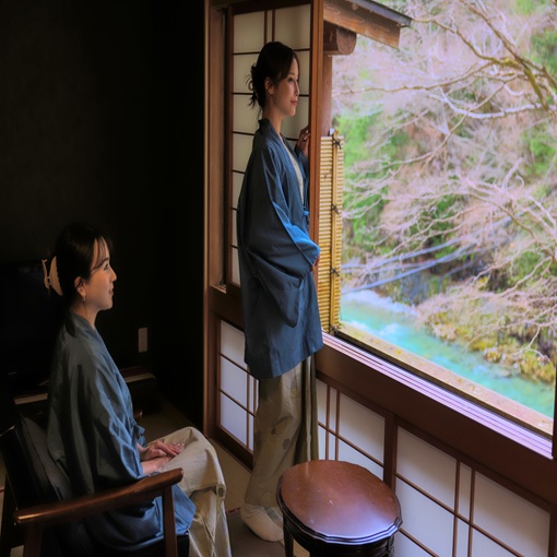 川底見える清流を眺めて