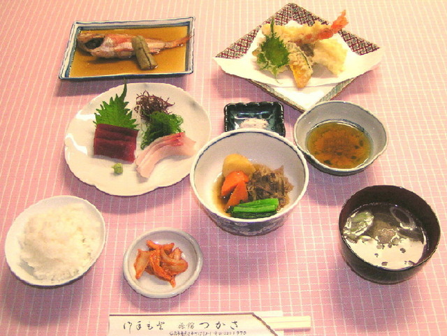 和食　夕食の一例