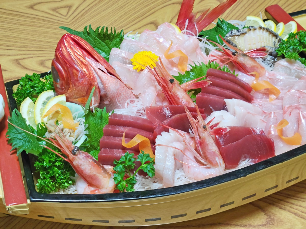 大好評◆お楽しみ船盛地物祭りプラン・季節の地産地消でおもてなし