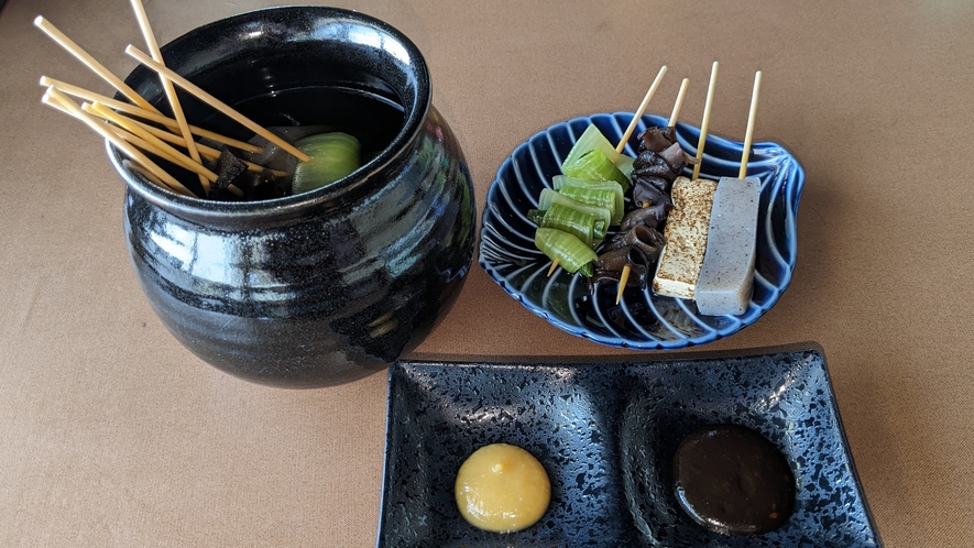 「旅館料理」味噌田楽