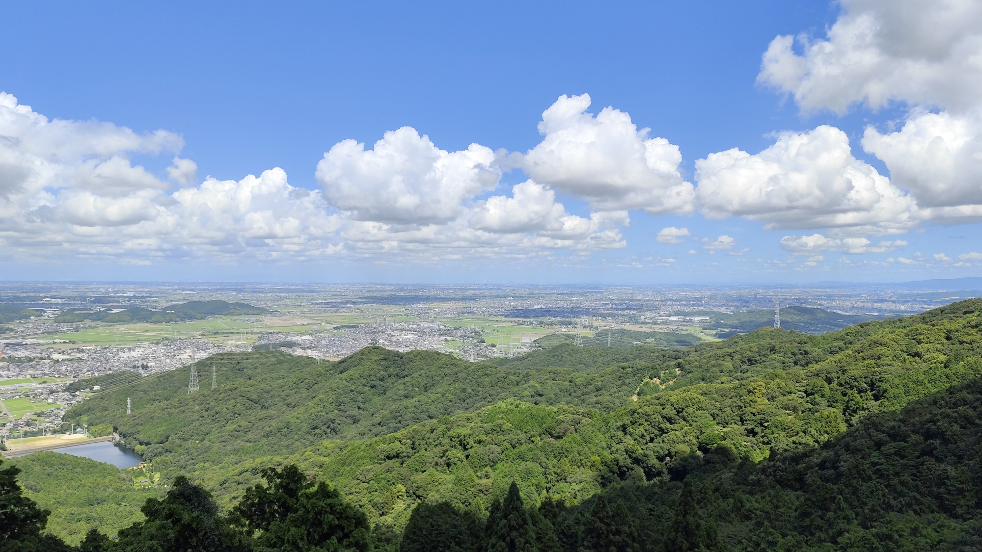 幸田方面の景色