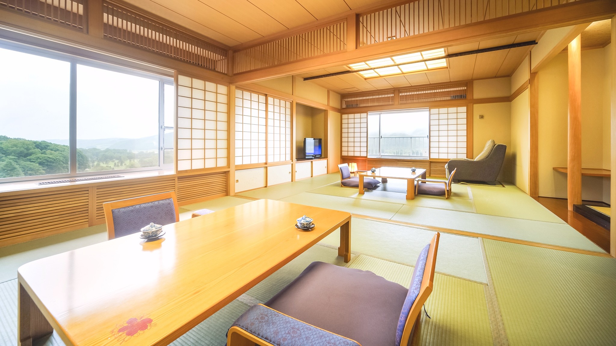 【飛燕閣】和室二間スイートルーム 檜風呂付【禁煙】