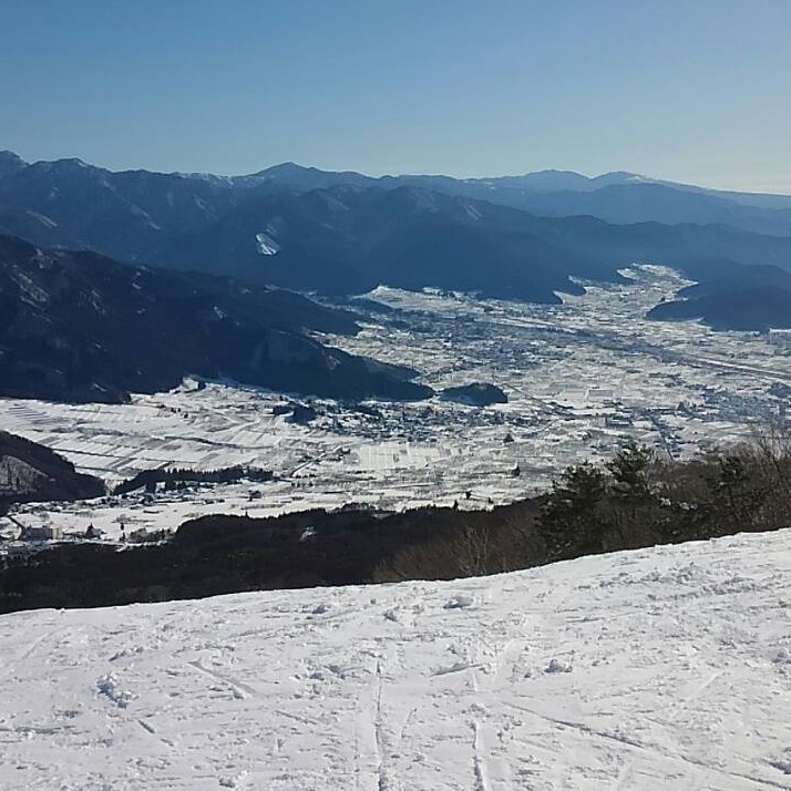 第3ペアリフト降り場からの眺望です。