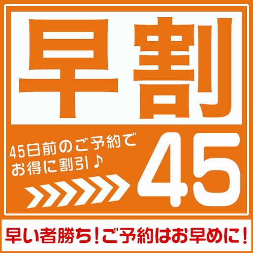 45日前の早割プラン